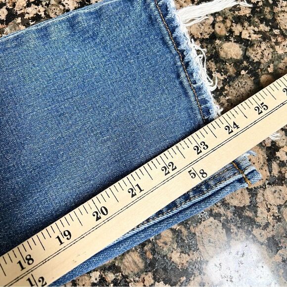 Abercrombie & Fitch The Ankle Straight Ultra High Rise Jeans Curve Size 24/00S - Picture 4 of 5